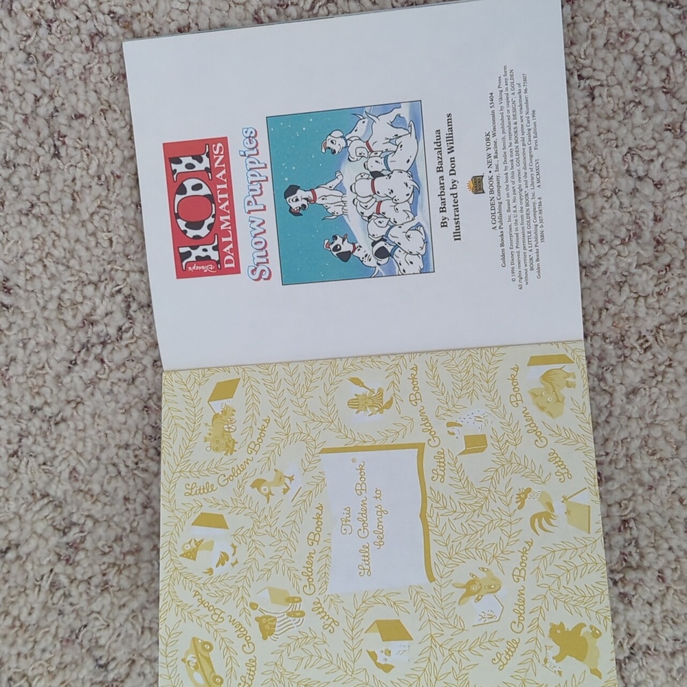 Bundle of 4 Disney Little Golden Books: Aladdin & 101 Dalmatians - Picture 10 of 10
